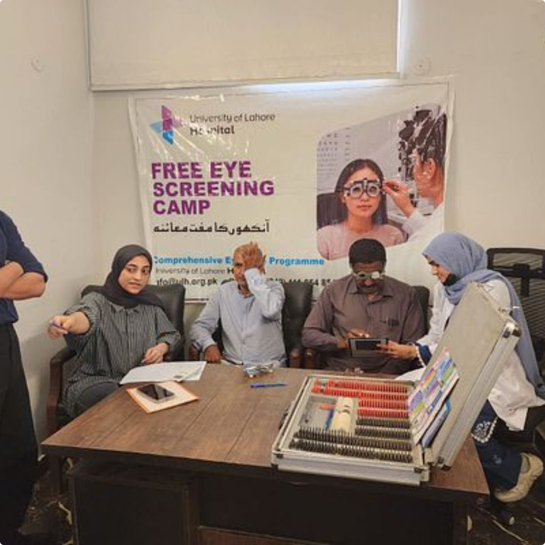 Free eye screening camp
